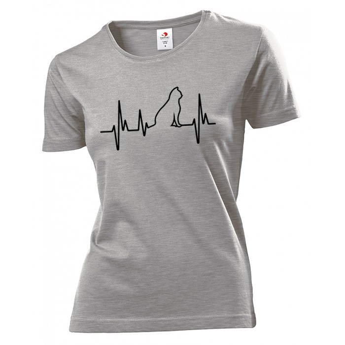 

Koszulka damska Linia życia Ekg kot M