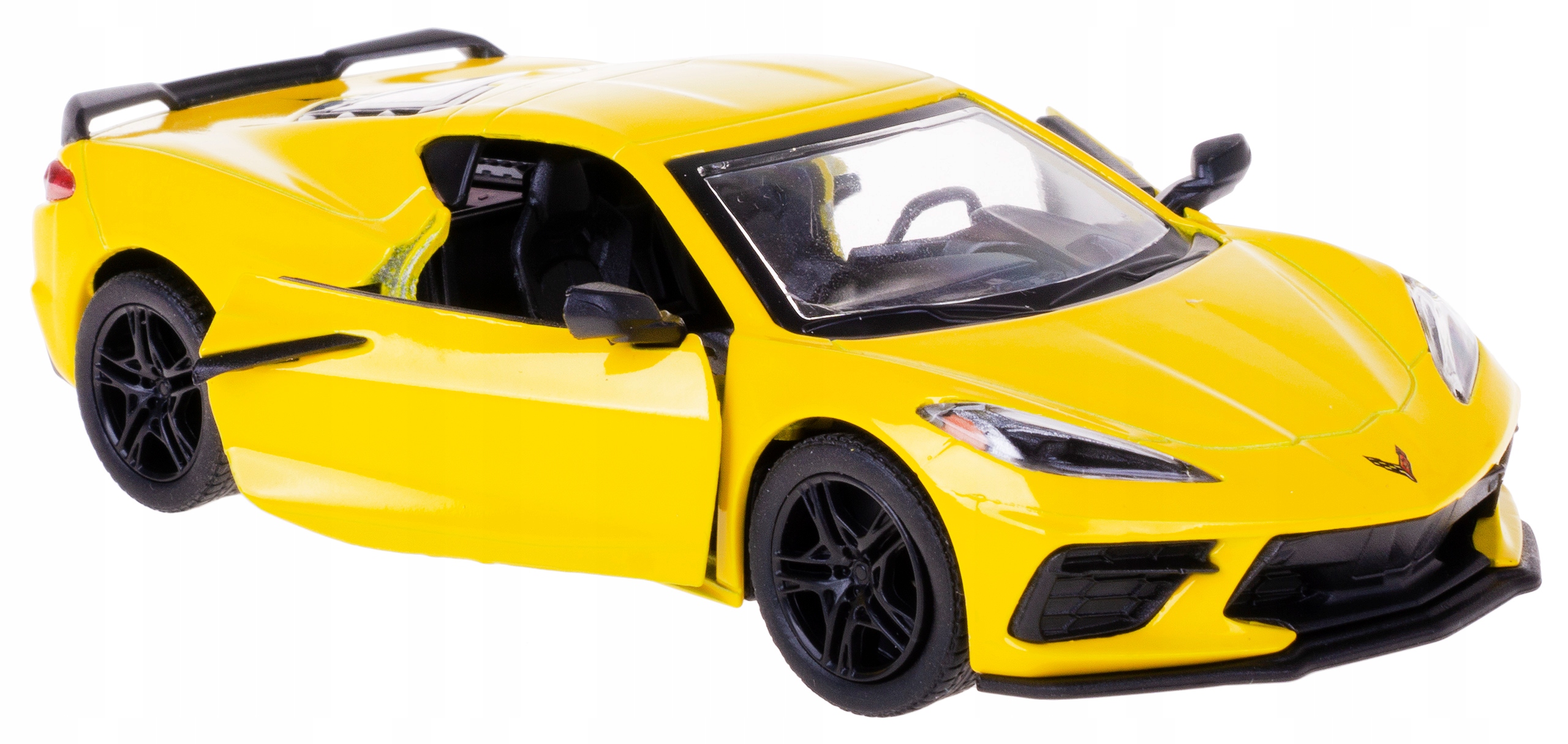 

Chevrolet Corvette 2021 Model Kinsmart 1:36 Żółty