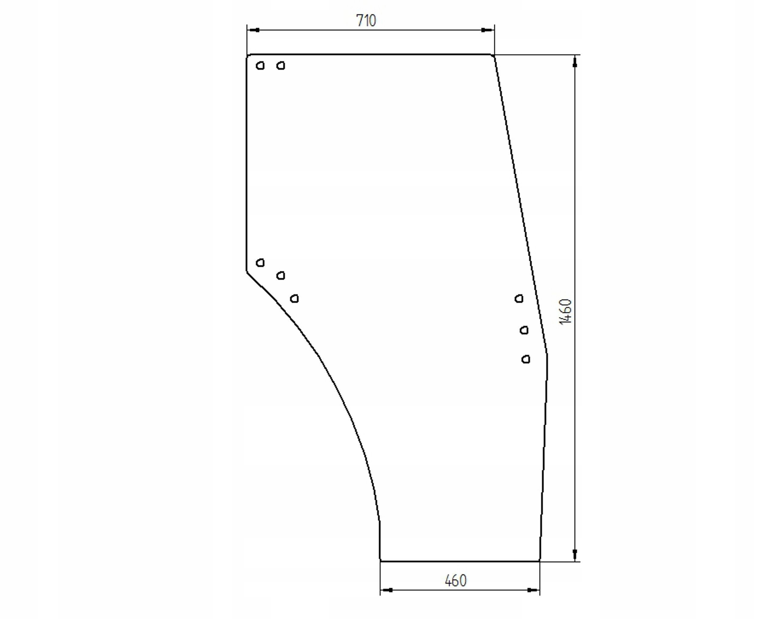 sklo Same Lamborghini Hurlimann dveře 00082336010