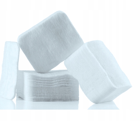 CLEANIC KINDII PŁATKI KOSMETYCZNE NIEMOWLĄT 3x60 Kształt kwadratowe