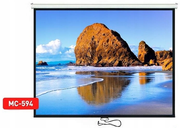 Ekran projekcyjny 4:3 Maclean MC-594 200 cm x 150 cm