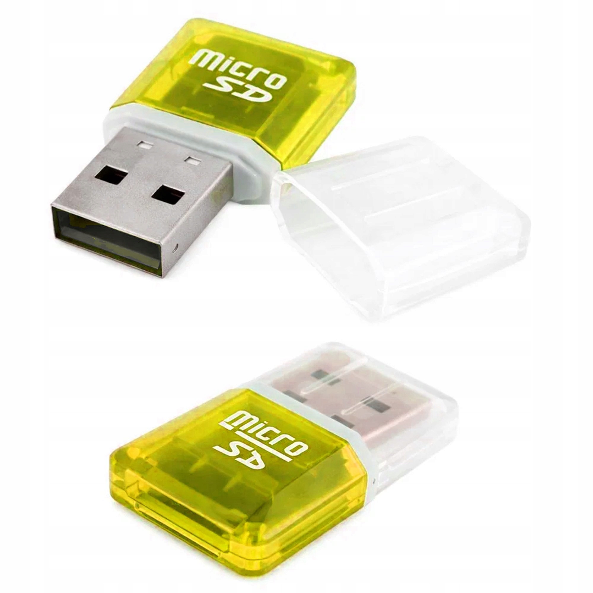 CZYTNIK KART ADAPTER PAMIĘĆ USB MICRO SD microSD TF SDHC USB PENDRIVE MINI