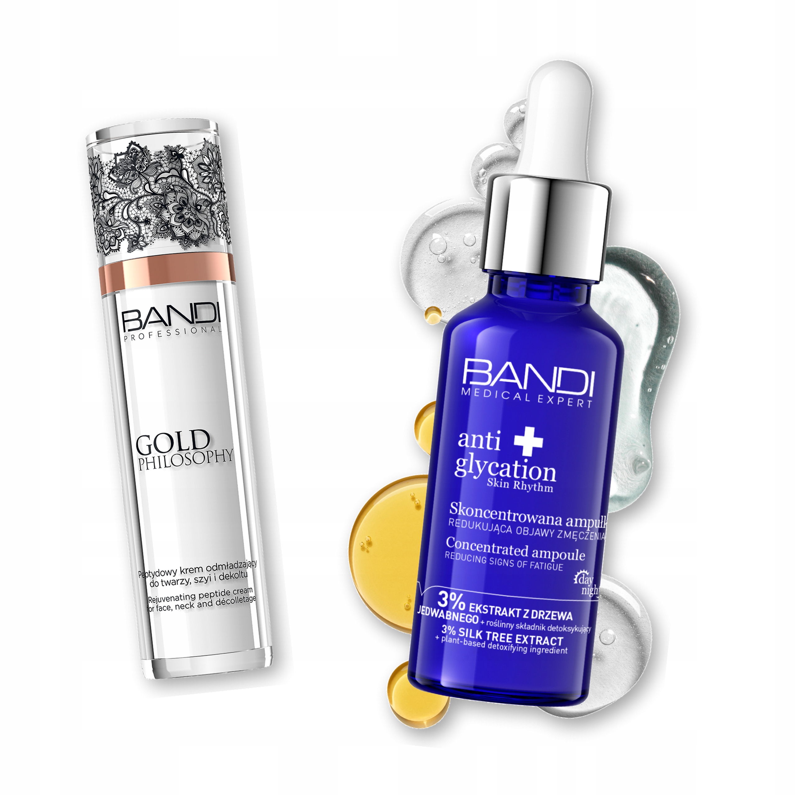 Krem przeciwstarzeniowy do twarzy Anti Glycation Skoncentrowana Bandi