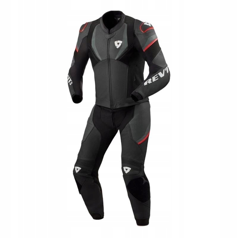 Dvojdielna kožená kombinéza Revit Beta 2 Black/anthracite čierna, šedá