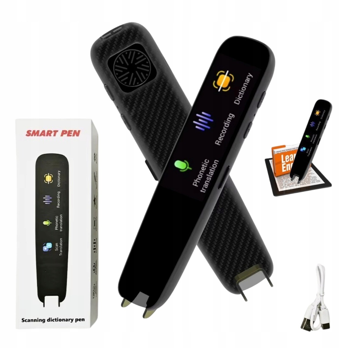 Elektroniczny Tłumacz Języków Pióro Translator Tekstu i Mowy Długopis