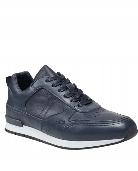 Ted Baker Modré Pánské Sportovní Kožené Polobotky 46 3CE
