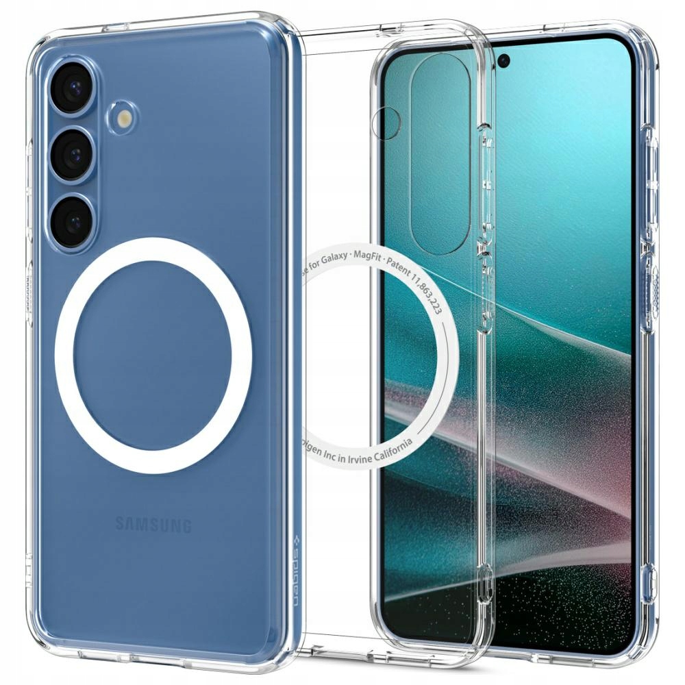 Pouzdro Spigen Ultra Hybrid Mag MagSafe pro Galaxy S25+, bílé