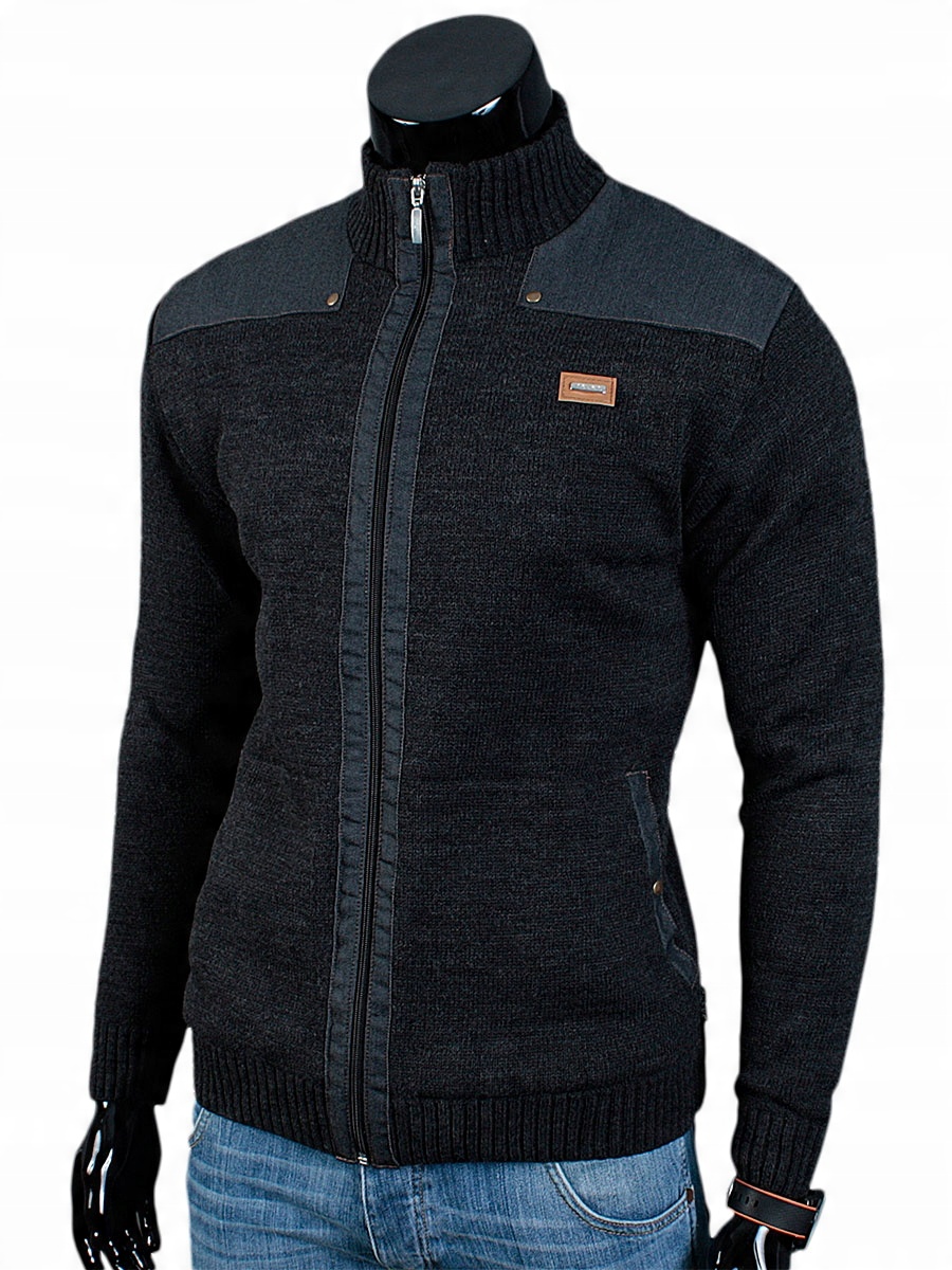 

Gruby Sweter Bluza N73 Antracyt__XXL__POLSKA