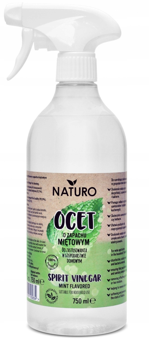 

Ocet o zapachu miętowym 750 ml 6% EcoNaturo
