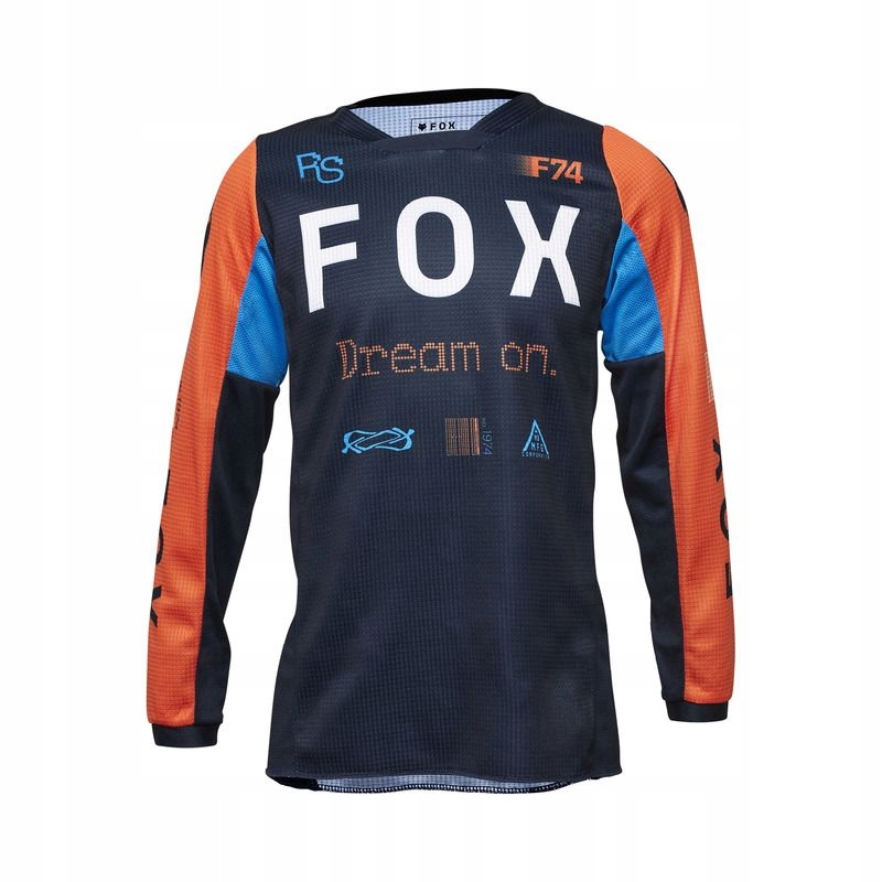Fox 180 Race Spec granatowa jersey dla juniora oddychająca Mtb Dh Enduro L