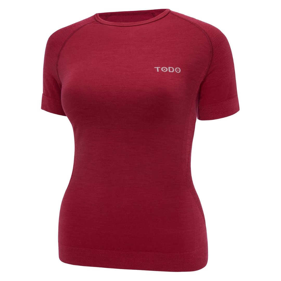 Damski T-shirt Merino ThermoLine termoaktywna bluzka krórkim rękawem S/m