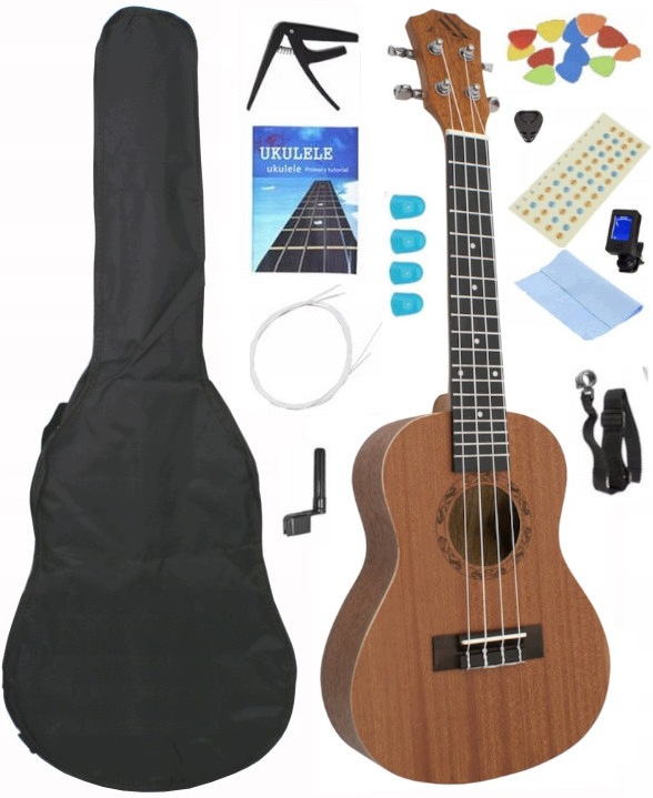 Koncertní Ukulele Arpeggio Arte Giga Balíček: Až 26 Doplňků /MIX38
