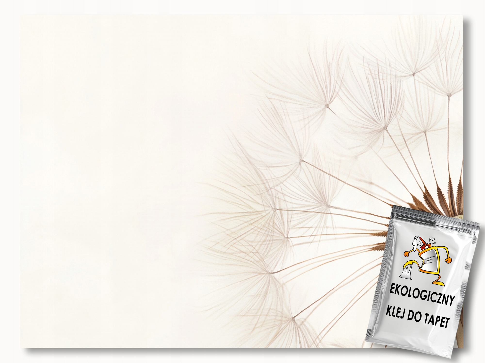 Fototapeta Flizelina Příroda Květina Pampeliška Puch Makro Boho 312x219 lepidlo