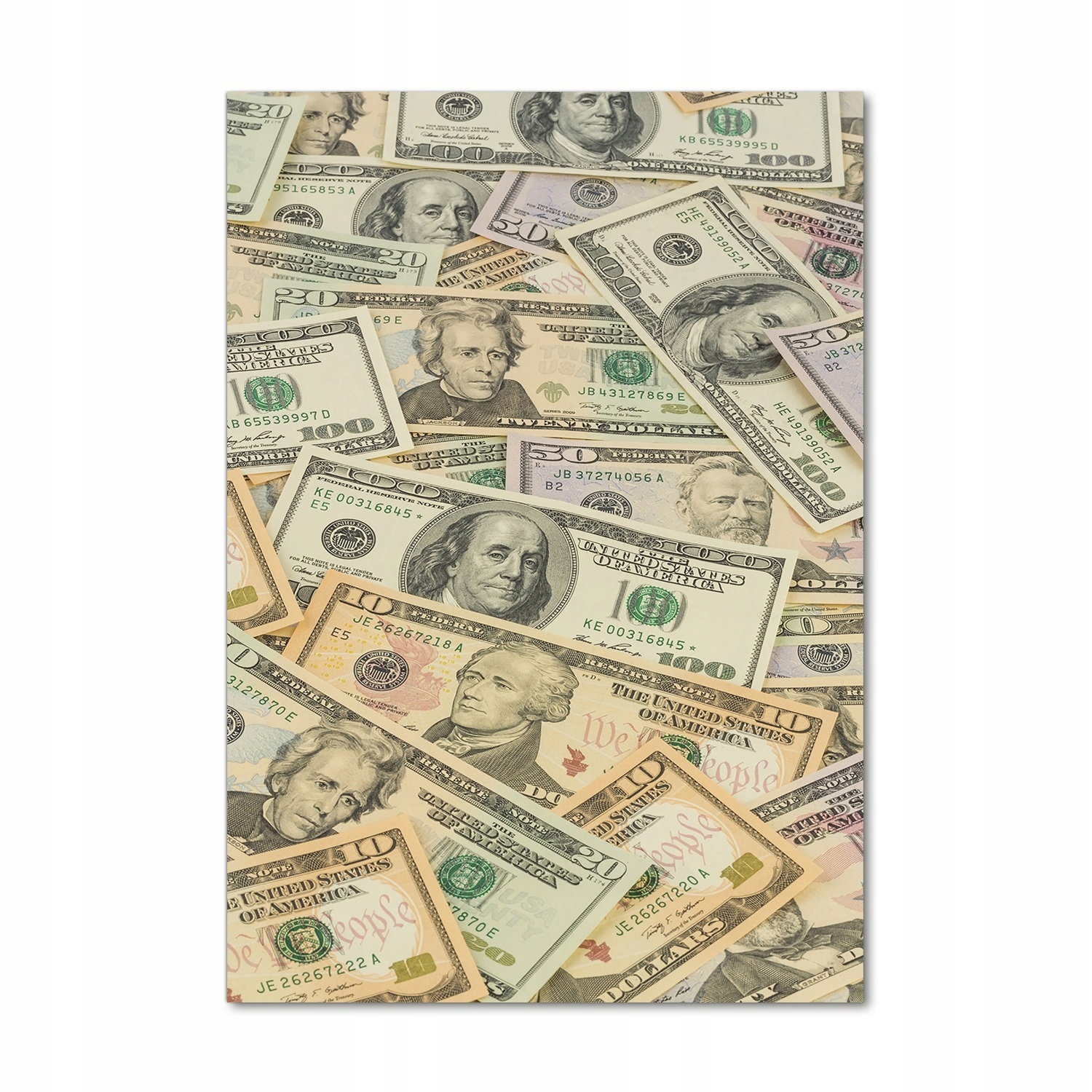 

Foto obraz szkło akrylowe Banknoty dolarów 70x100