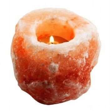 SOĽNÝ SVIETNIK PRÍRODNÝ 1-2KG IONIZÁTOR TEALIGHT