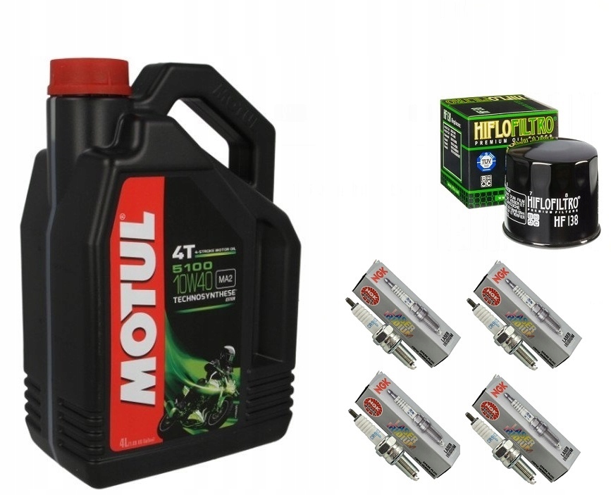 SUZUKI GSX-R 1000 1-06 OLEJ MOTUL FILTR ŚWIECE IRY