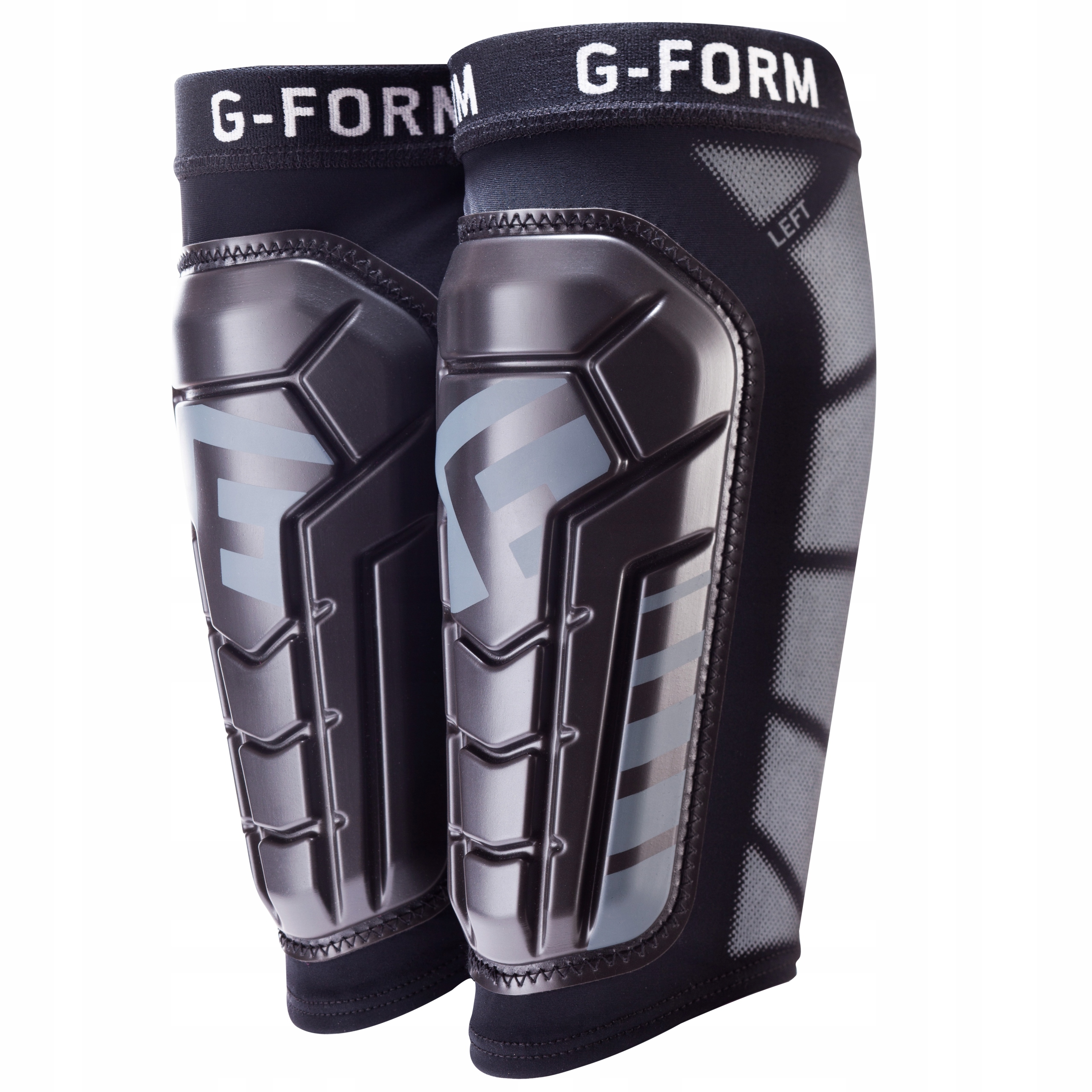 G-form Ochraniacze Piłkarskie Vento Czarne R.s/m