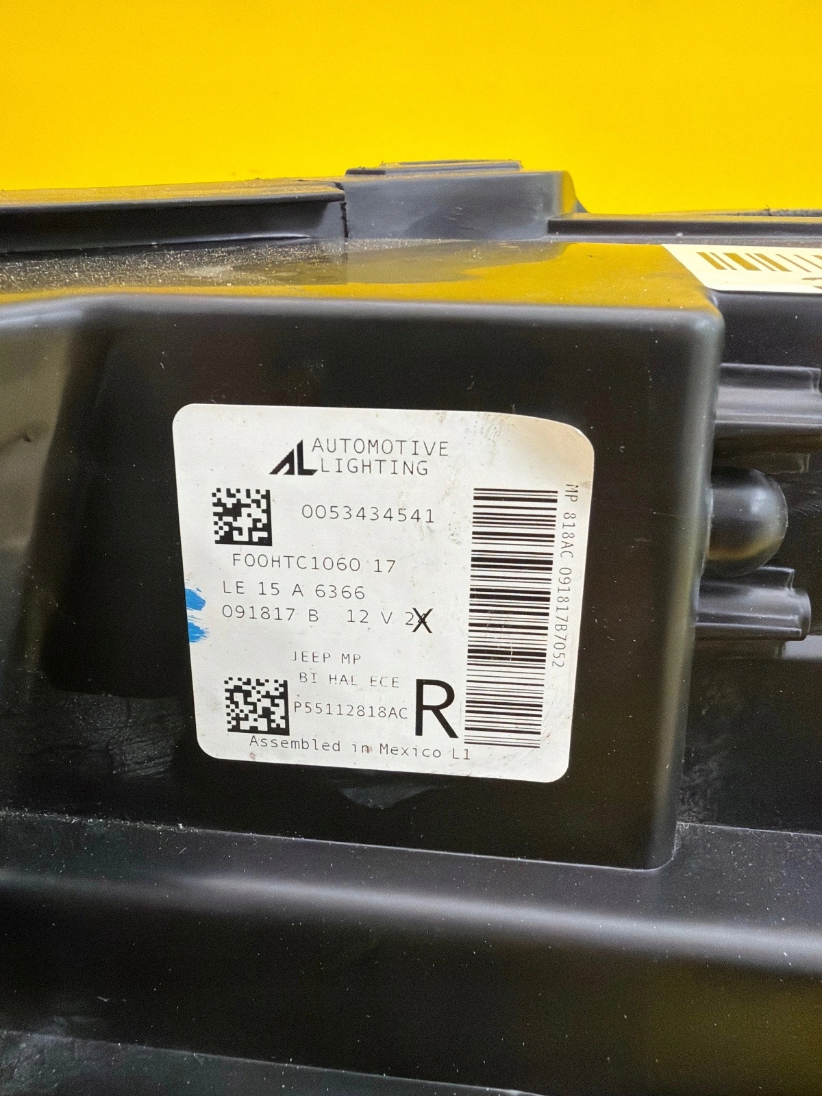 světlo pravá předek Jeep Compass čočka + Led 0053434541