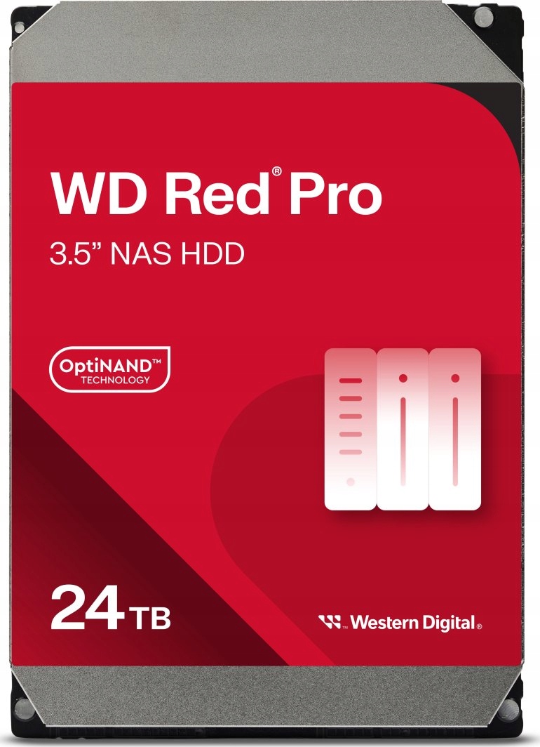 Wd Red Pro 24TB Hdd 3.5" SATA3 7200 512MB WD240KFGX