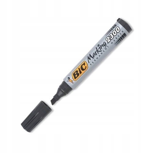 

Marker permanentny Bic 2300 czarny końcówka ścięta