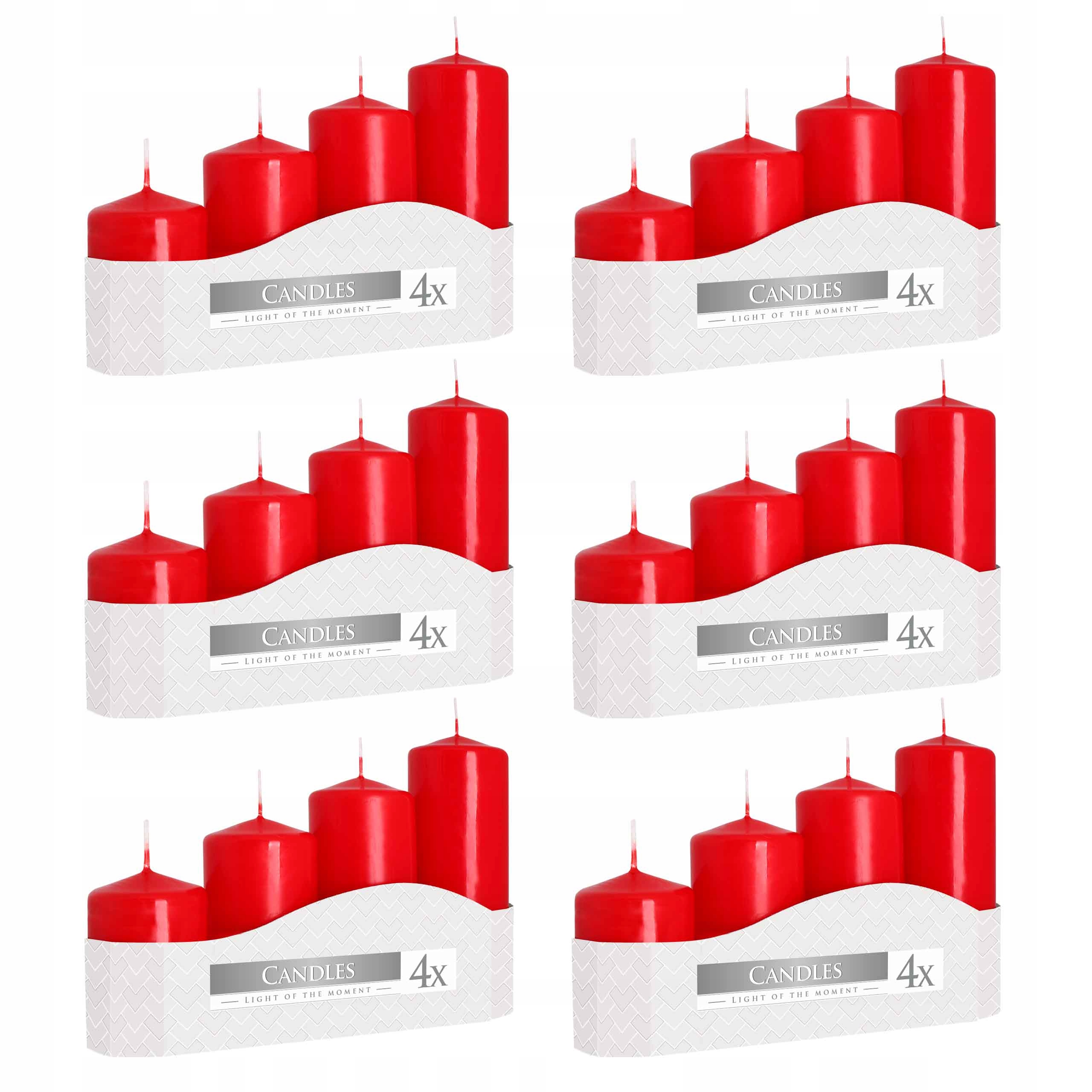 

Świeca Świeczka Walec Pieńkowa Czerwona 4 szt