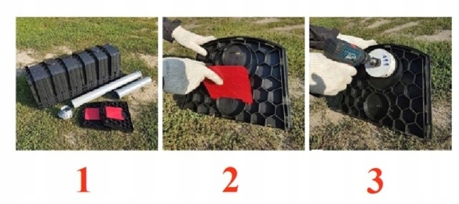 TUNEL ROZSĄCZAJĄCY 150 L, DRENAŻ SZAMBO DESZCZOWA AQB DRENAŻ OCZYSZCZALNIA EAN (GTIN) 5901095522550