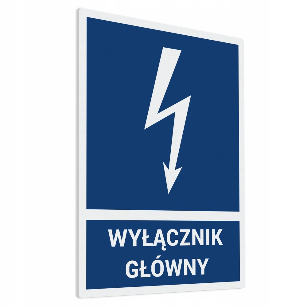 

Naklejka Wyłącznik Główny 14.8x21