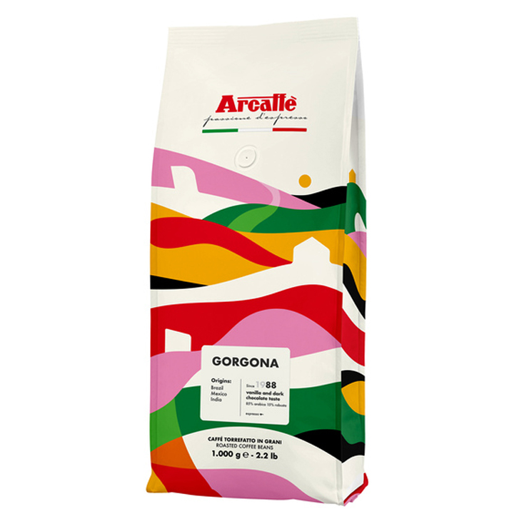 Kawa ziarnista mieszana Arcaffe Gorgona 1kg