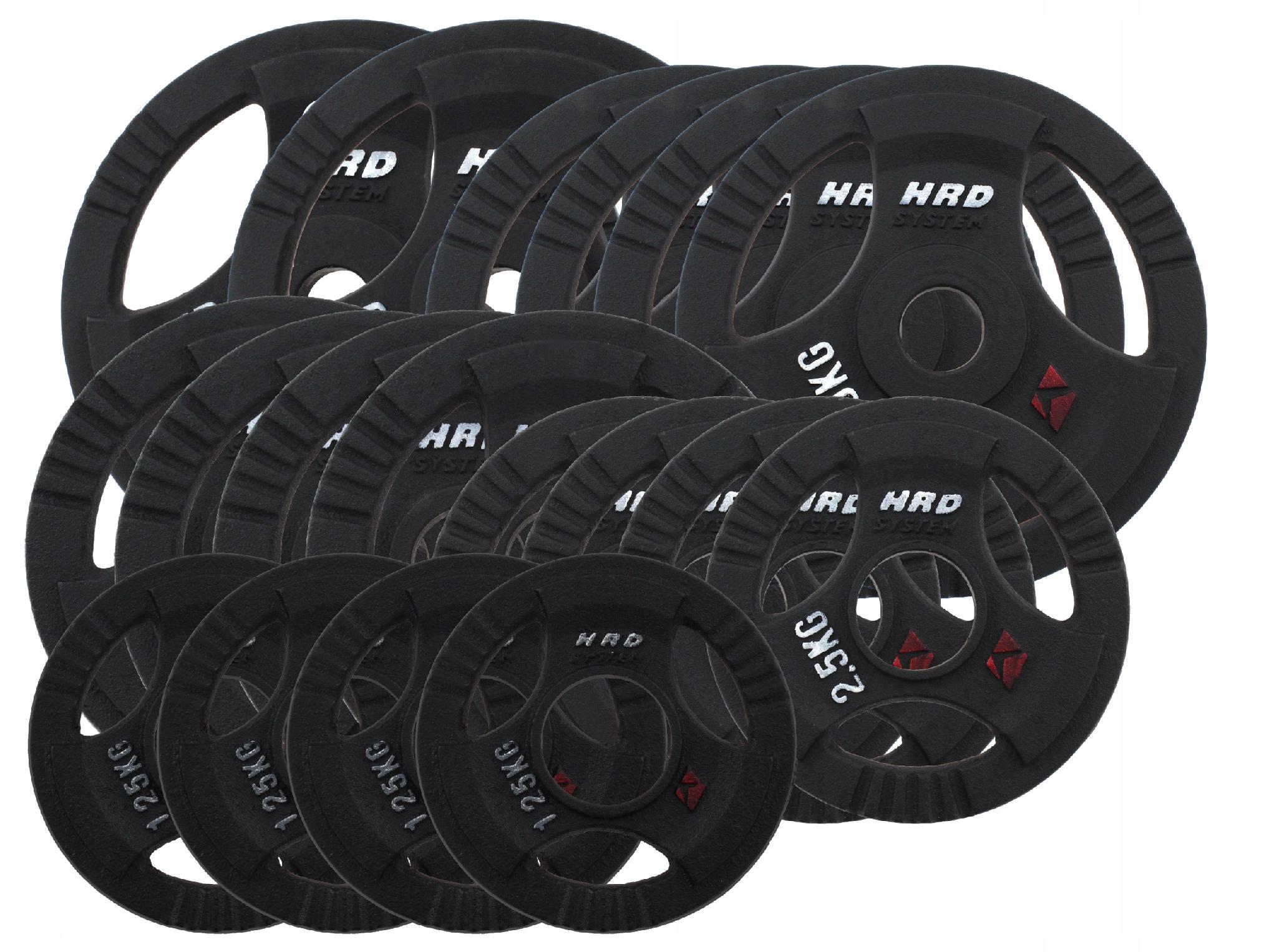 Hrd System Zestaw Obciążenie Olimpijskie żeliwne 50mm 115kg Talerze