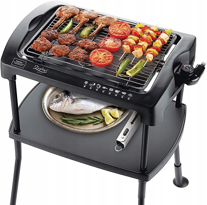 ELEKTRYCZNY GRILL STOŁOWY STOJĄCY BBQ BOSS 2000W Moc 2000 W