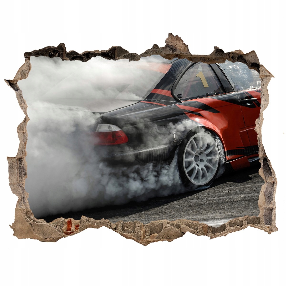 

Foto zdjęcie dziura na ścianę Tor do driftu 120x81