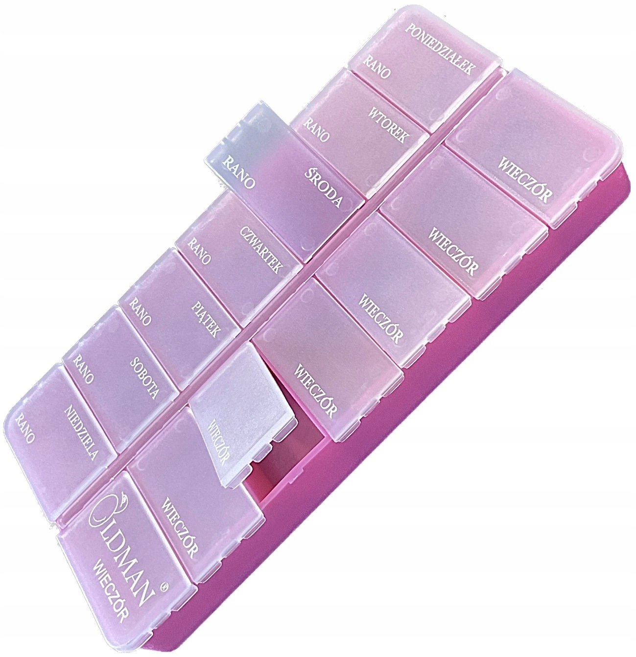 Tygodniowy Pojemnik Na Leki Lekarstwa Tabletki Pigułki Polski Organizer Tv