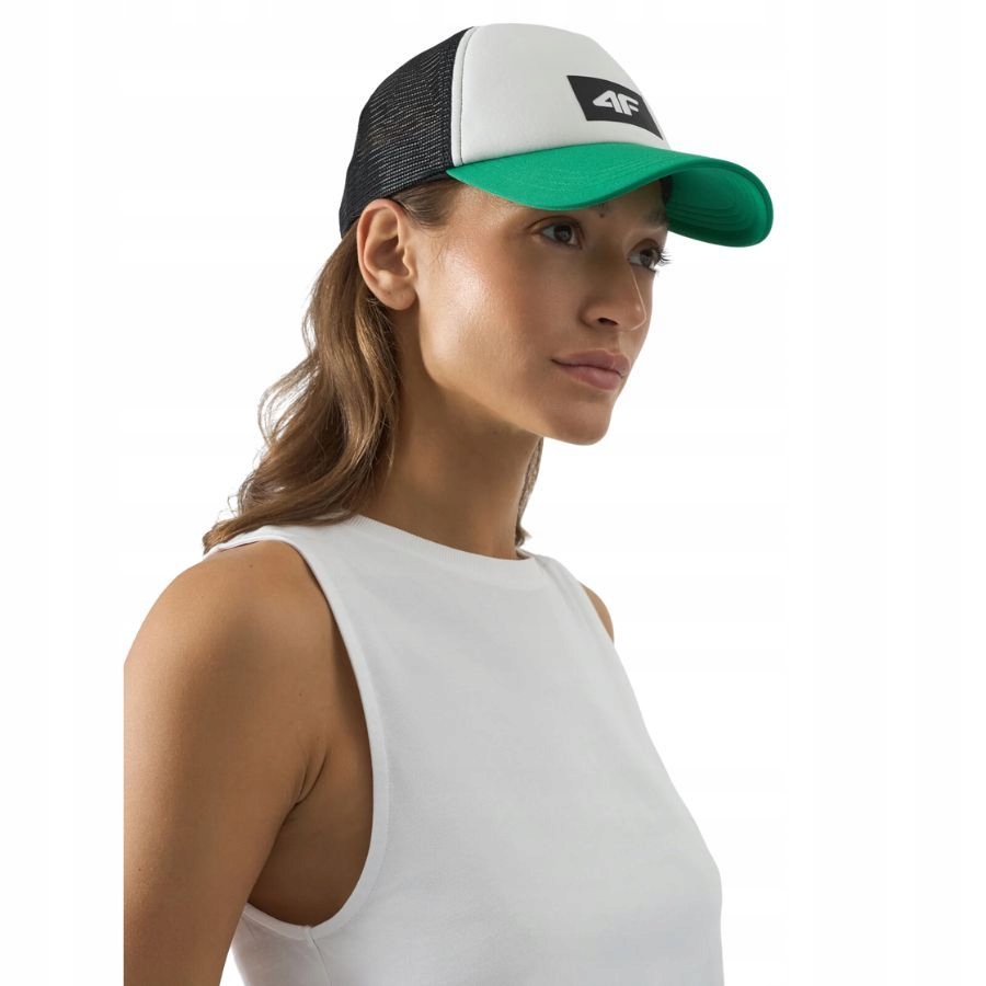 CZAPKA Z DASZKIEM MĘSKA DAMSKA 4F BEJSBOLÓWKA SPORTOWA NA CO DZIEŃ WIOSENNA Kod producenta 4FWSS24ACABU272-41S-L