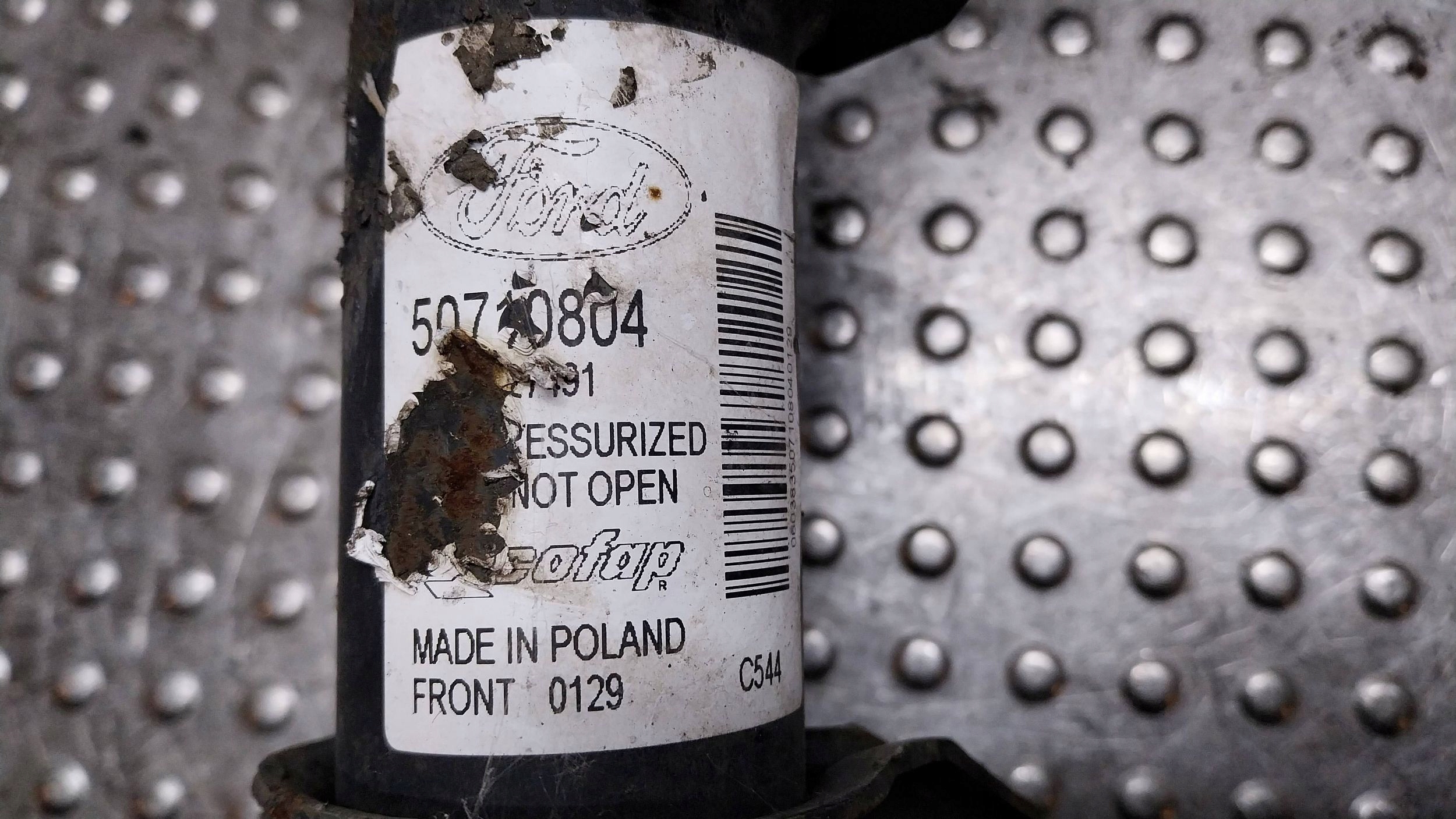 shock absorber right front 50710804 FORD KA MK2 2008