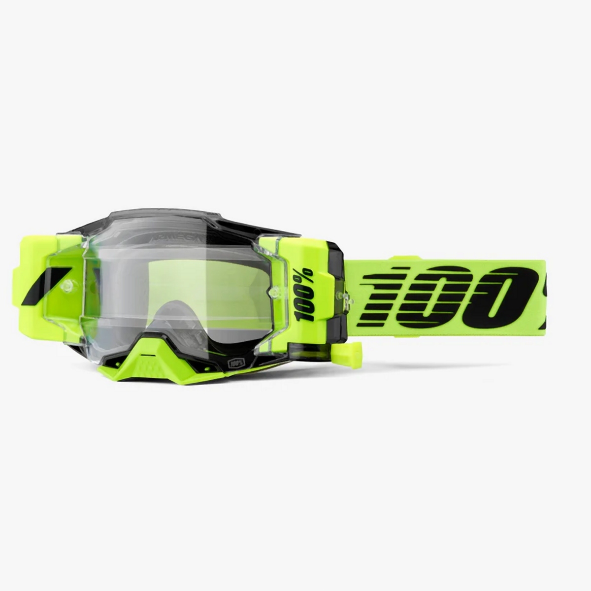 100 % Gogle Model Armega Forecast Roll-Off Neon Yellow Žltá farba