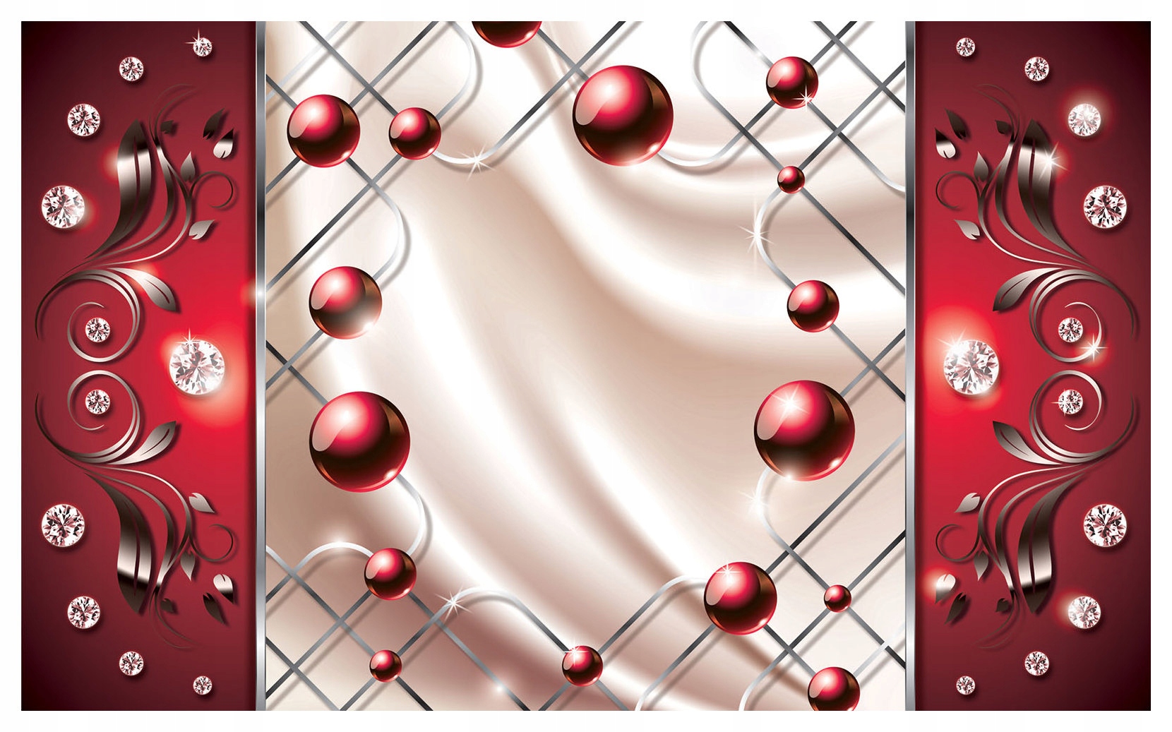 Fototapeta Geometrie a lesk Linie sféry diamanty abstrakce 368x254 lepidlo