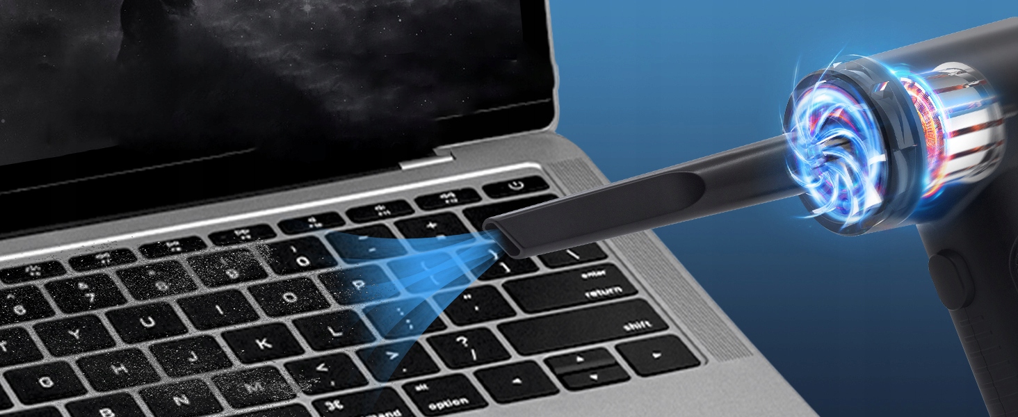 2W1 ODKURZACZE ELEKTRYCZNY DMUCHAWA KURZU WIELOFUNKCYJNA GŁOWICA WYMIENNA Moc 68 W