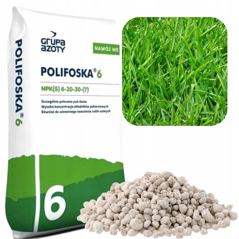 

Nawóz Polifoska 6 Grupa Azoty 10KG Trawnik 6-20-30
