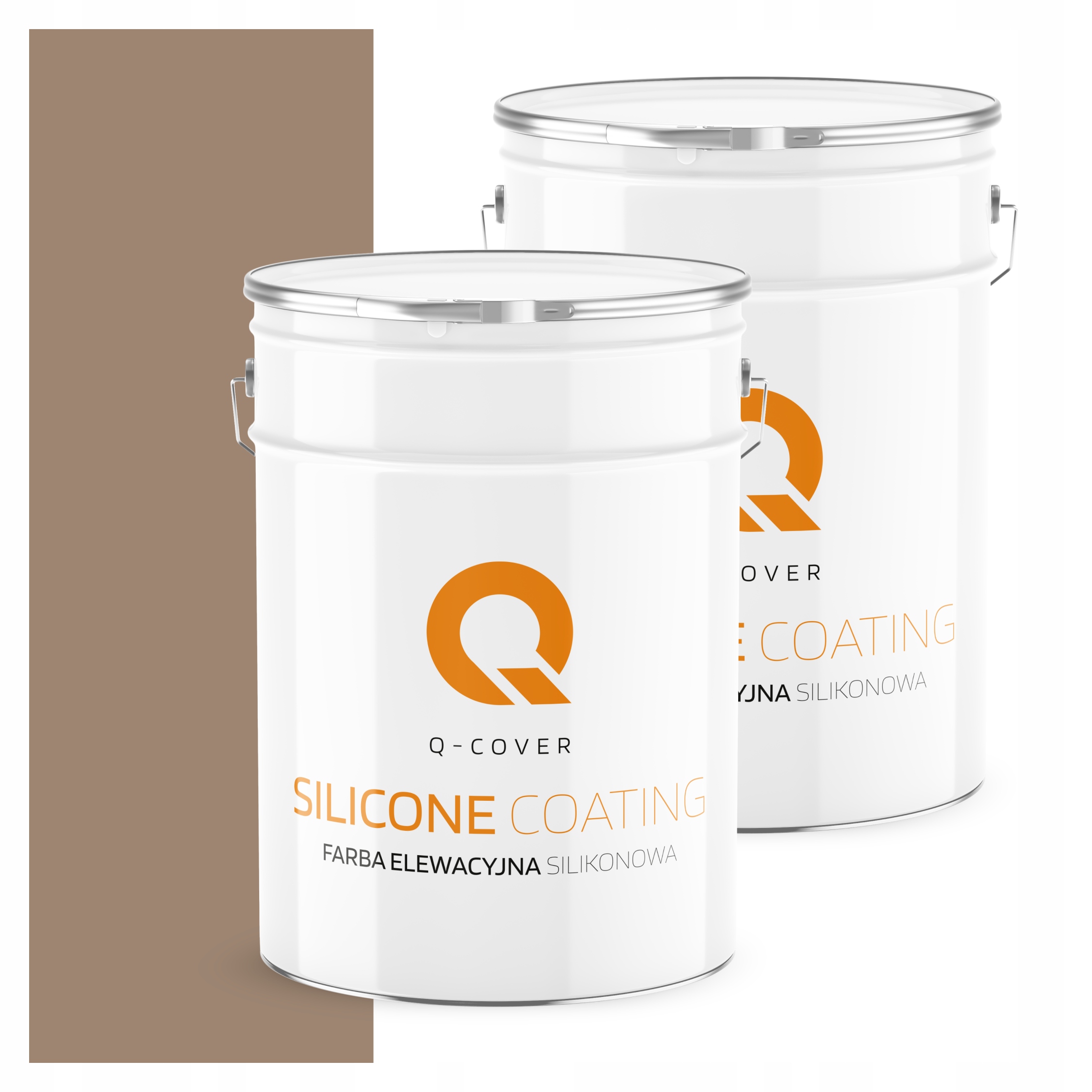 Fasádna farba Fasádová 10L Silikónová Uv farba Orechová farba