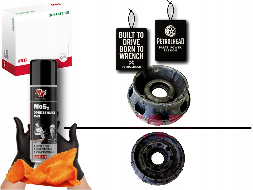 Polštář Tlumiče Přední L/p Nissan Primastar Opel #Petrolhead Pro+ Kit1