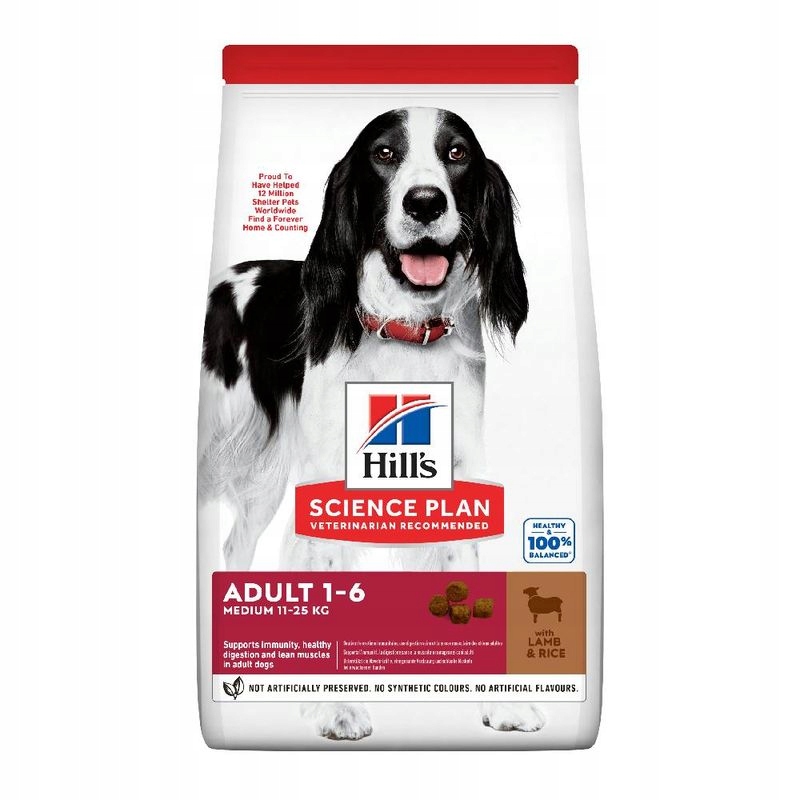 Hill's Science Plan Medium Adult 1-6 Jagnięcina i ryż 14 kg