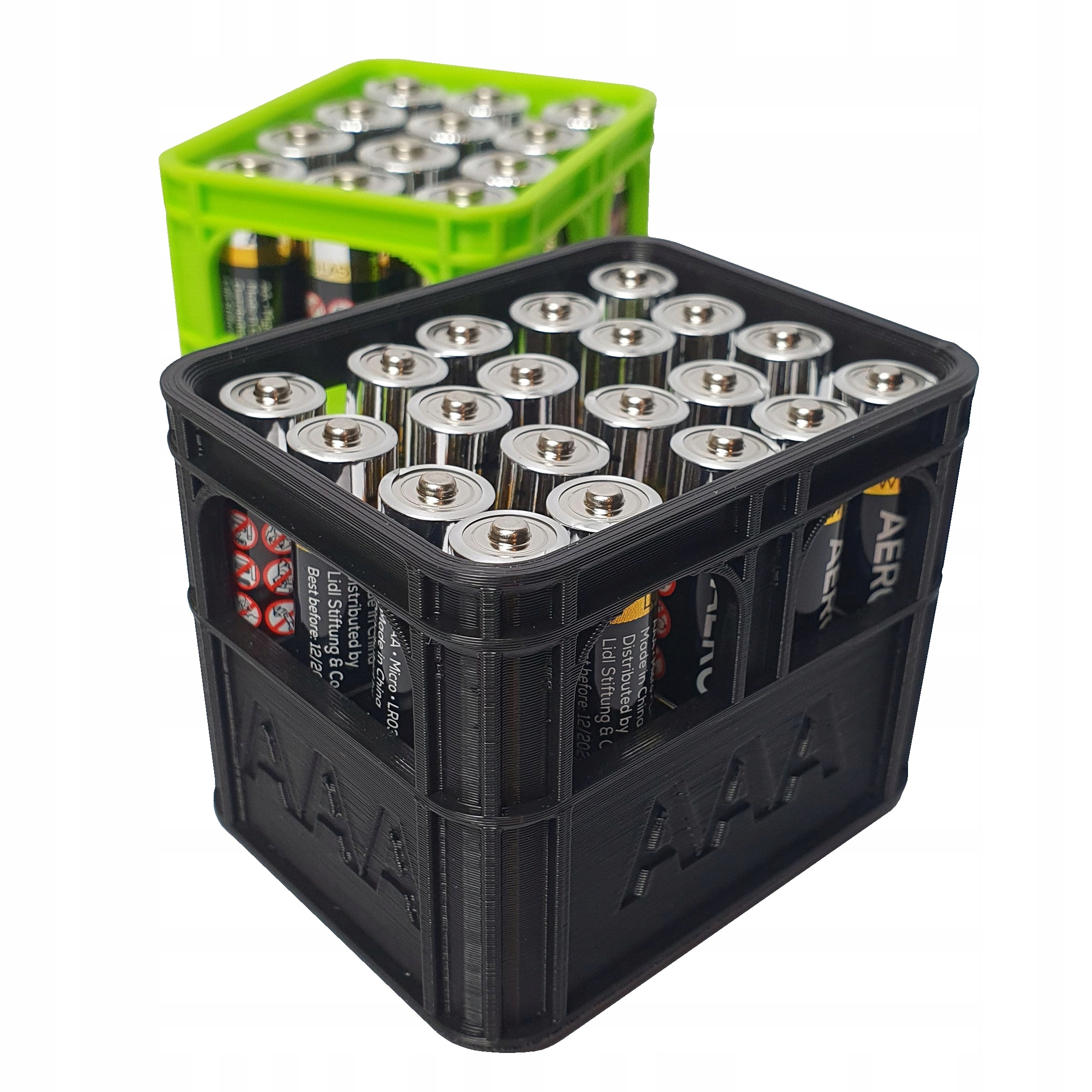 ORGANIZER NA BATERIE AA AAA AKUMULATORKI KOMPLET