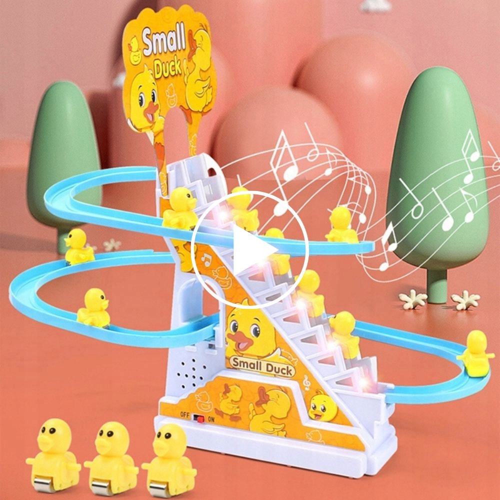 ZABAWKA WSPINAJĄCE SIĘ KACZKI TOR ZJEŻDŻALNIA INTERAKTYWNA NA PREZENT Marka inna