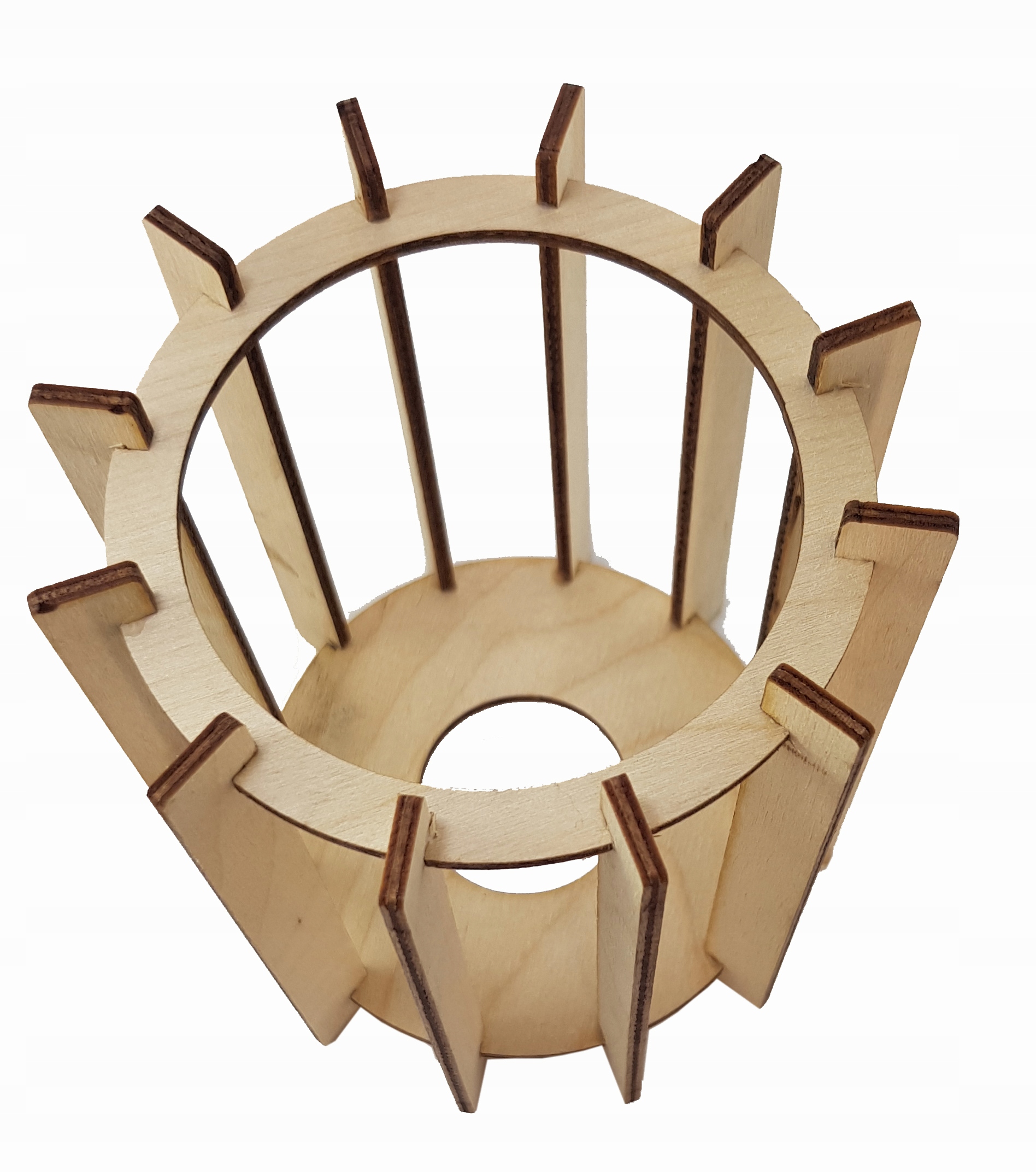 Lampka nocna Lampa stołowa loft na led E27 Drewno Długość/wysokość 20 cm