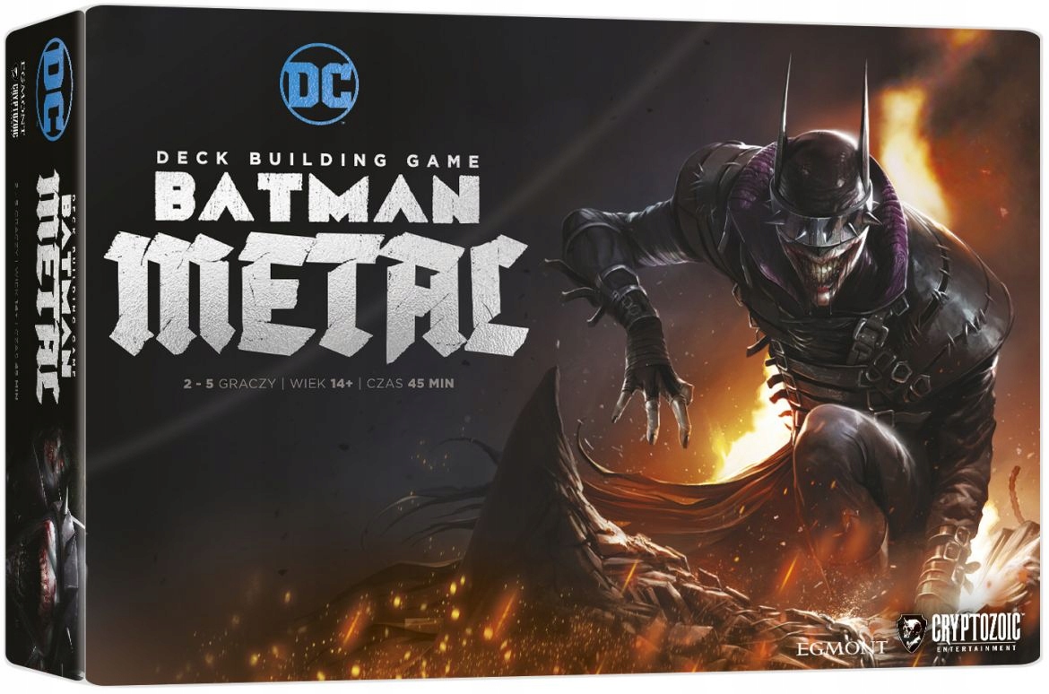 DC BATMAN METAL GRA KARCIANA KARTY ZABAWA NOWA