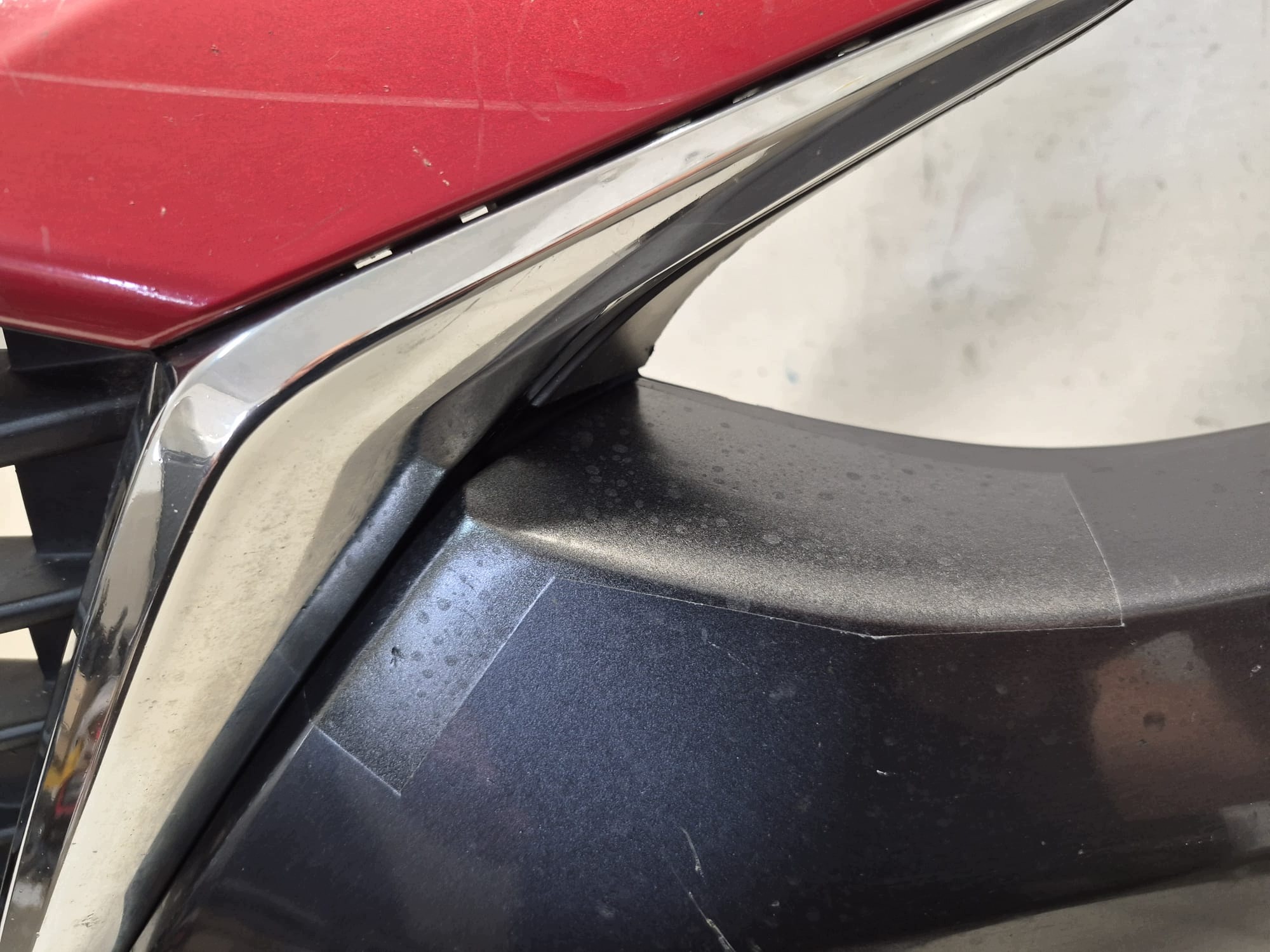 MAZDA 3 III BM 13- bumper front front grill grid without DZIUR BHN1-50031