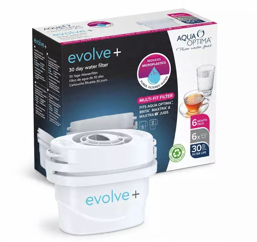 

6 x filtr Evolve+ Plus do Aqua optima Brita Dafi