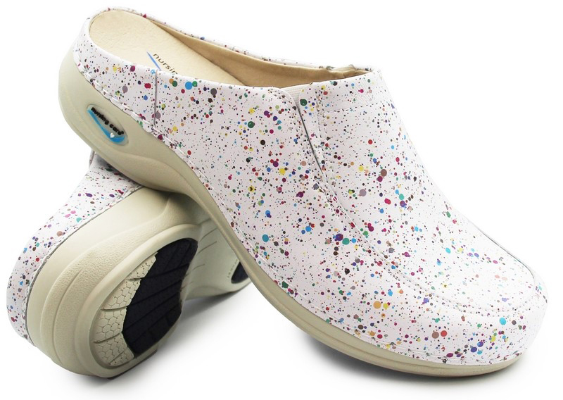 Dámské barevné Nazouváky žabky Nursing Care Paris wg4f73 39