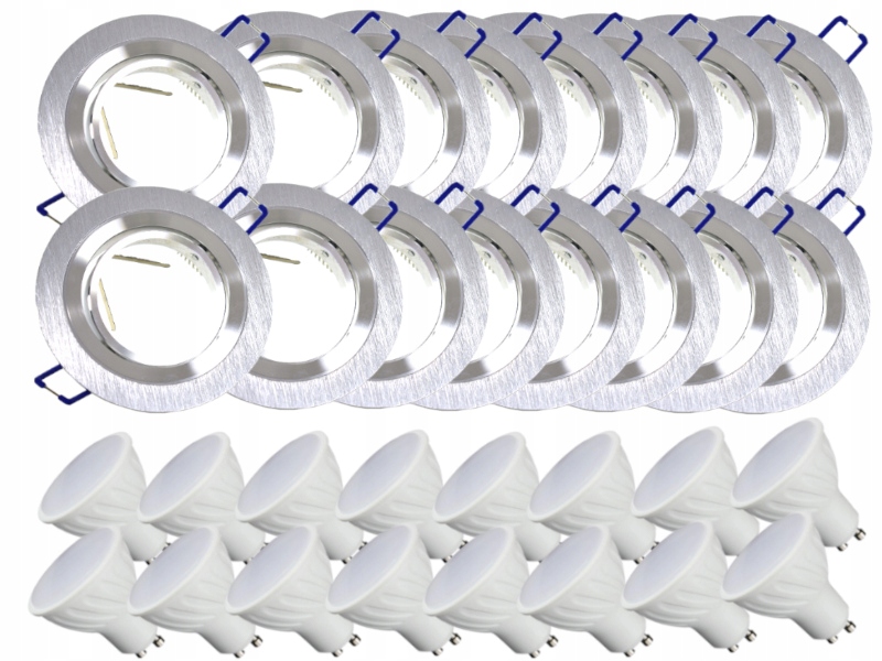 Sada stropních svítidel Halogen 16x žárovky 7W