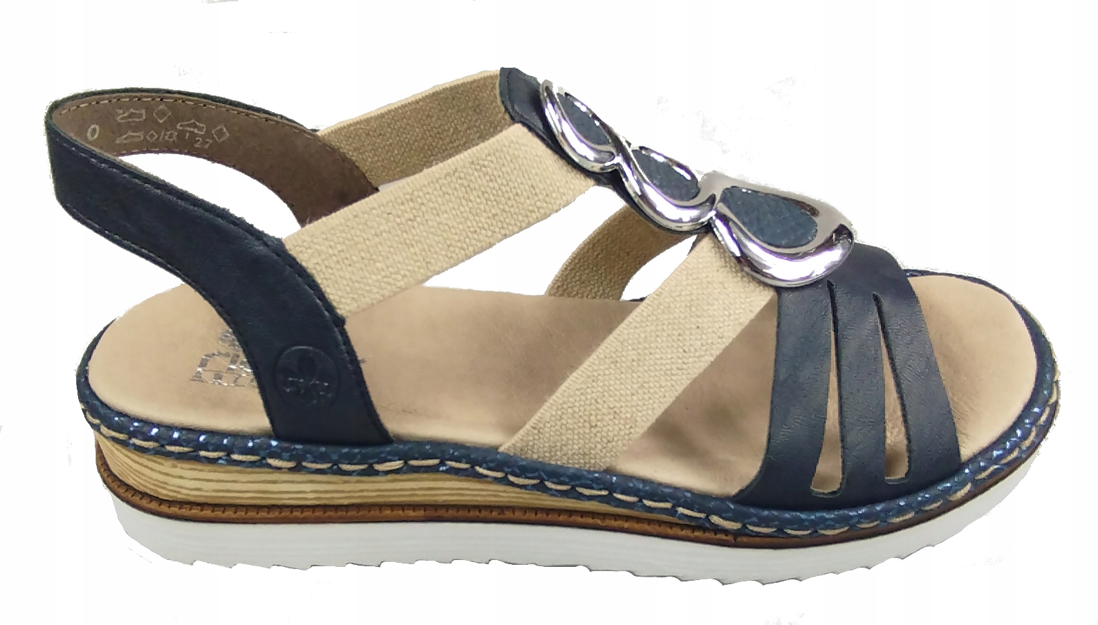 Rieker Sandály 679L4-16 Blue r41